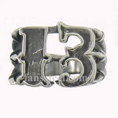 FSR11W58 claw hold evil thirteen 13 biker Ring - Click Image to Close